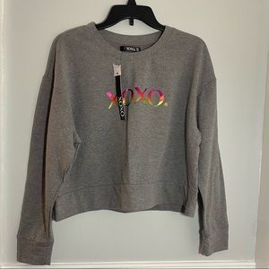 XOXO Crop Sweatshirt